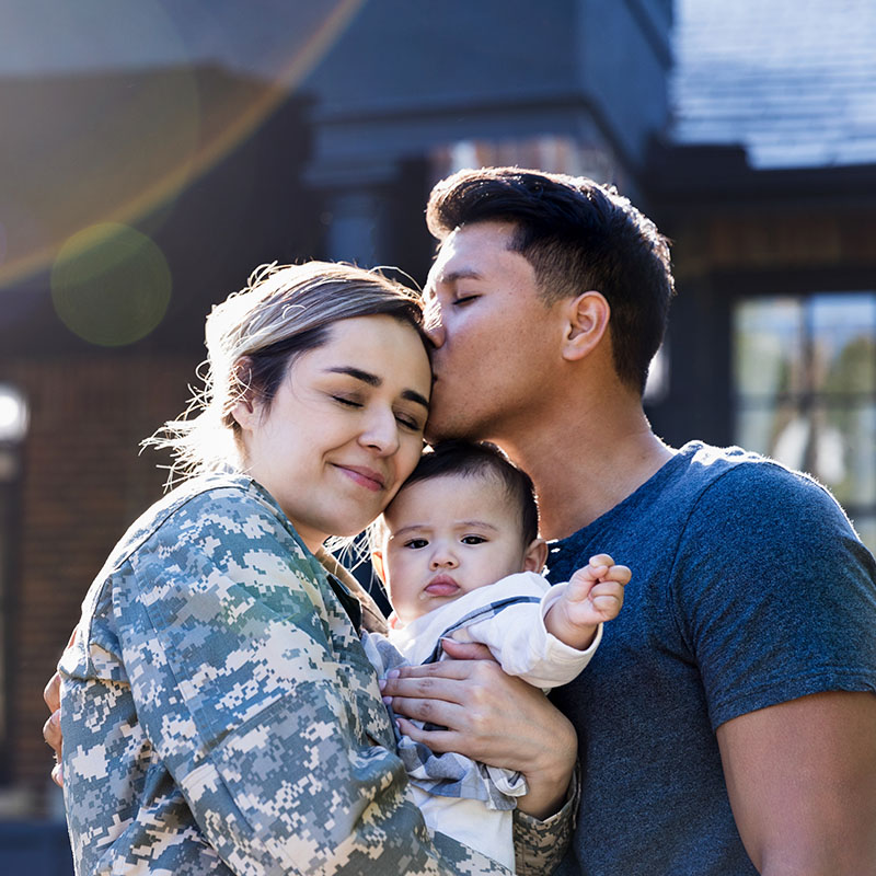 family with baby